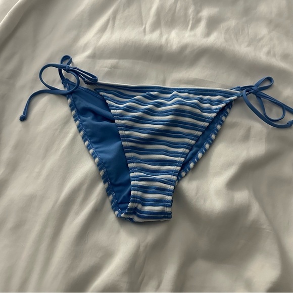 Primark Other - Blue and White Stripped Bikini Bottoms